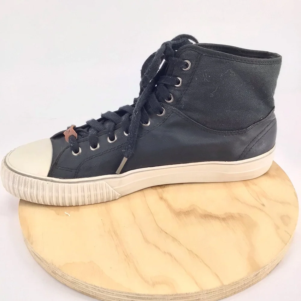 PF Flyers Men's/Women's Coated Canvas Hi Casual Sneaker Men's Sz 12/ Women 13.5 - Picture 5 of 16